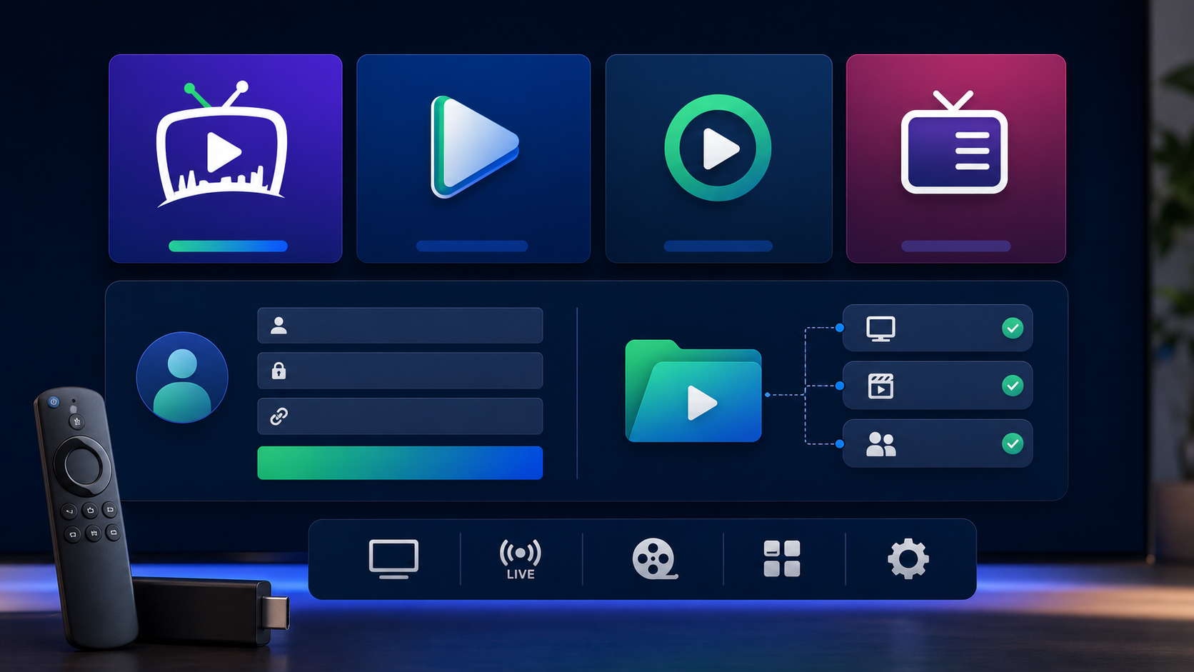 IPTV App Installationsanleitung für IPTV Smarters TiviMate IBO Player und Smart IPTV