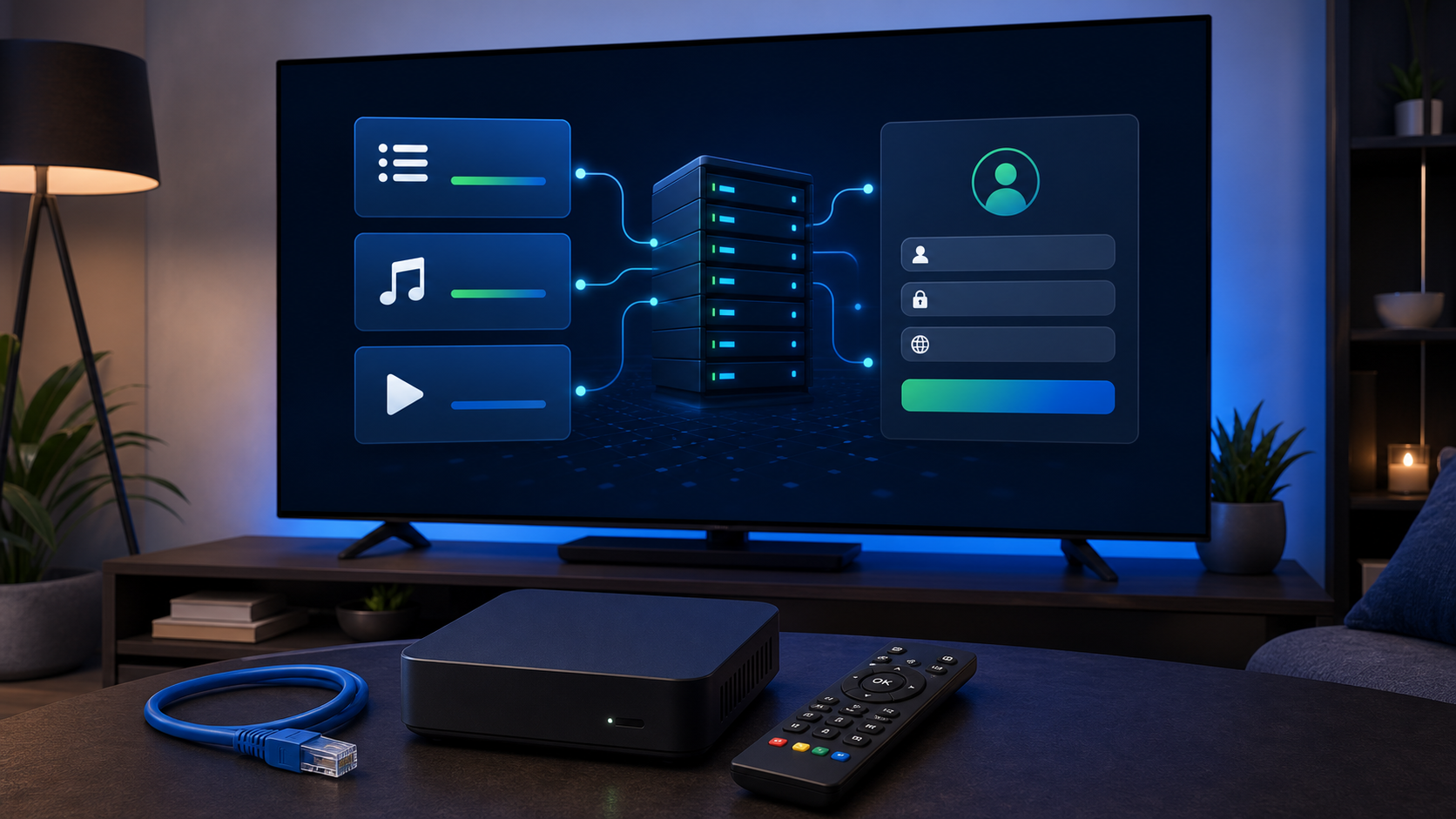 IPTV Receiver und MAG Box Installation